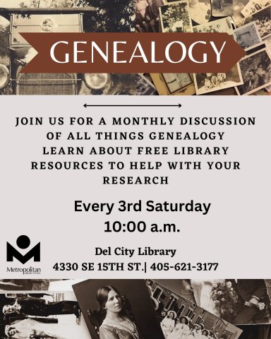 Del City Monthly Genealogy 
