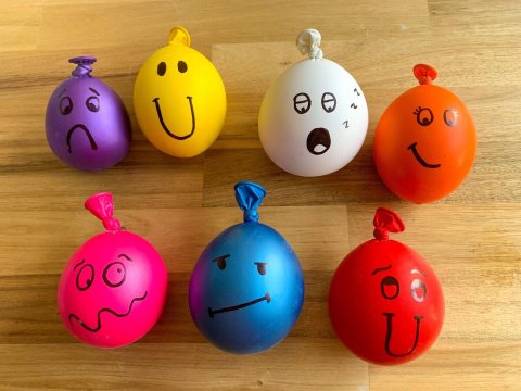 stress balls made out of balloons