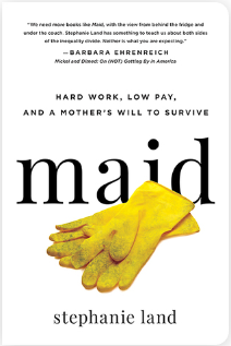 Book cover to Maid by Stephanie Land