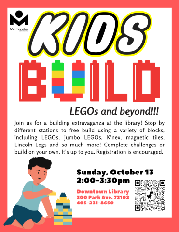 Kids Build flyer