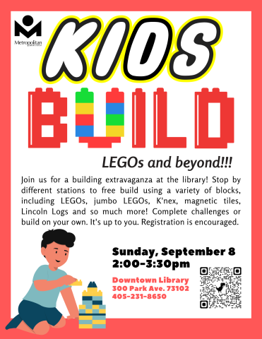 Kids Build flyer