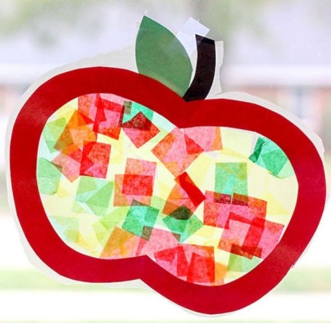 Stained Glass Apple