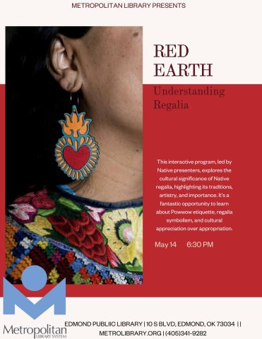 Native American and text about the event