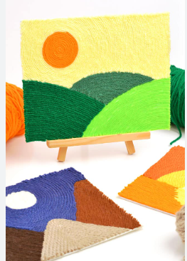 yarn painting