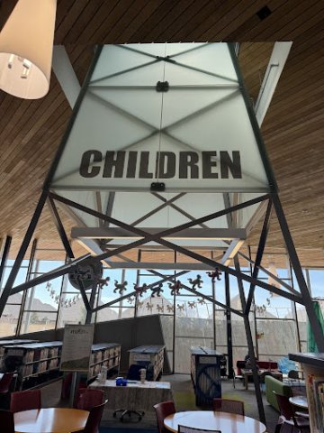 children's area of the library