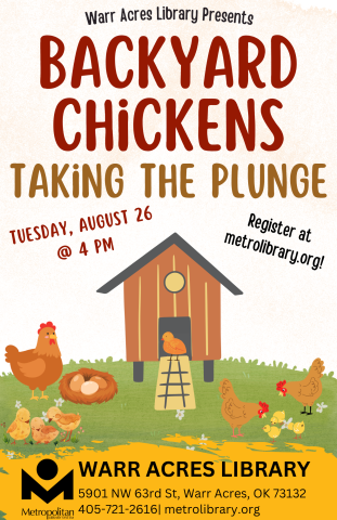 Flyer for Backyard Chickens program.