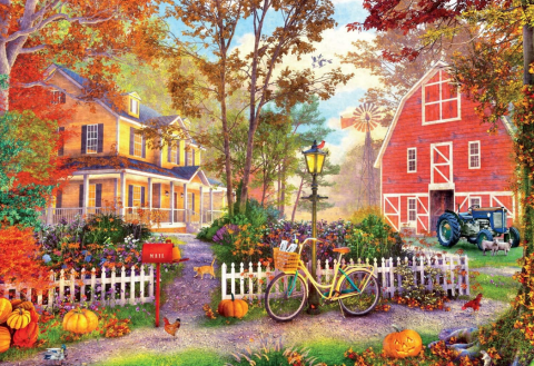 COUNTRY FARMHOUSE AUTUMN WALK