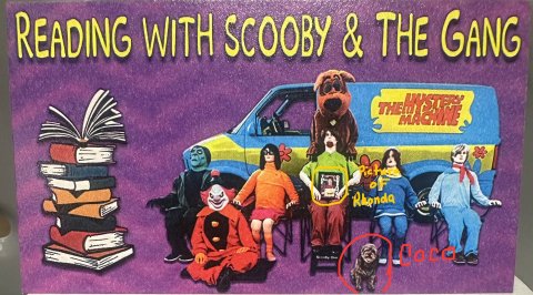 Reading with scooby and the gang