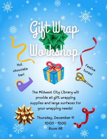 Gift Wrap Workshop flyer
