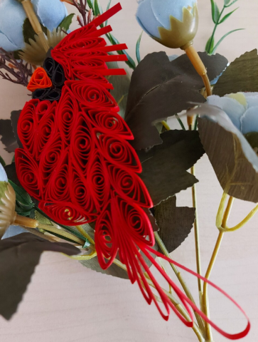 Quilled Cardinal