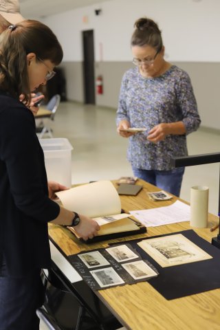 Special Collections and Resources Department at Luther Memory Project event at Luther Community Center