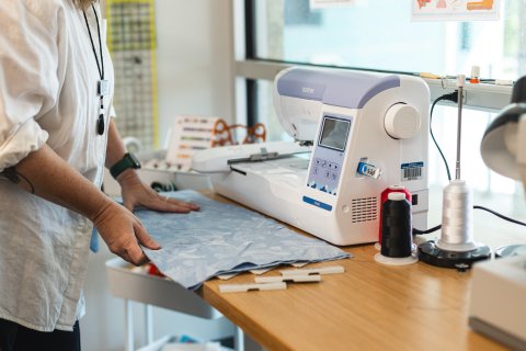 Sewing Machine at an MLS Makerspace 