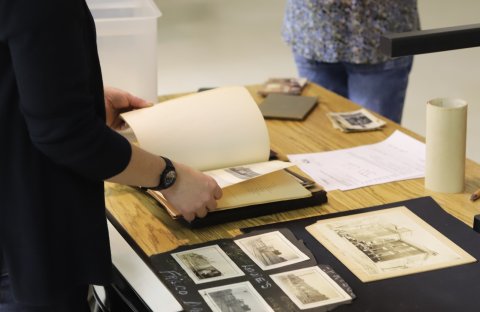 Special Collections Librarians at the Luther Memory Project event 