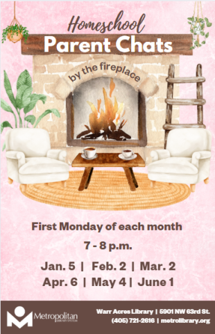 Homeschool Parent Chat by the Fireplace