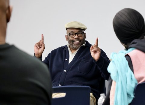 Author Quraysh Ali Lansana.