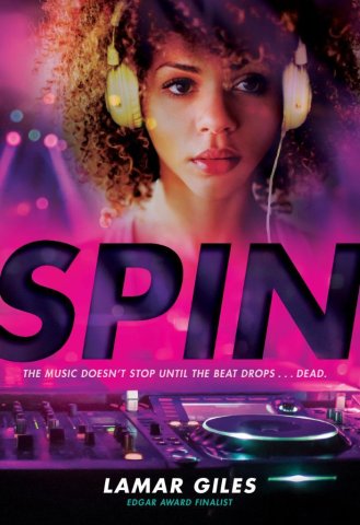 Cover of the book Spin featuring a young girl wearing headphones