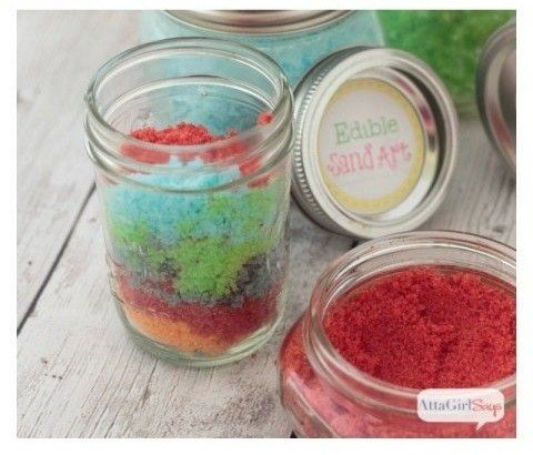 Edible Sand Art in a Jar