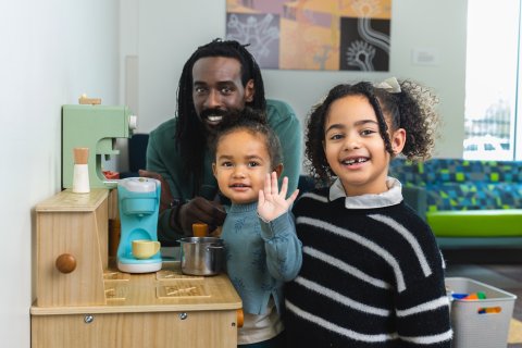 Family at Capitol Hill Library 