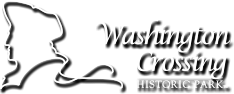 Washington Crossing Historic Park's logo.  Park is the site in PA where Washington crossed the Delaware River December 25, 1776.  They are partnering with MLS this summer.