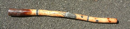 Photo of a didgeridoo 