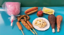 A photo of the different mini food we can create during the program