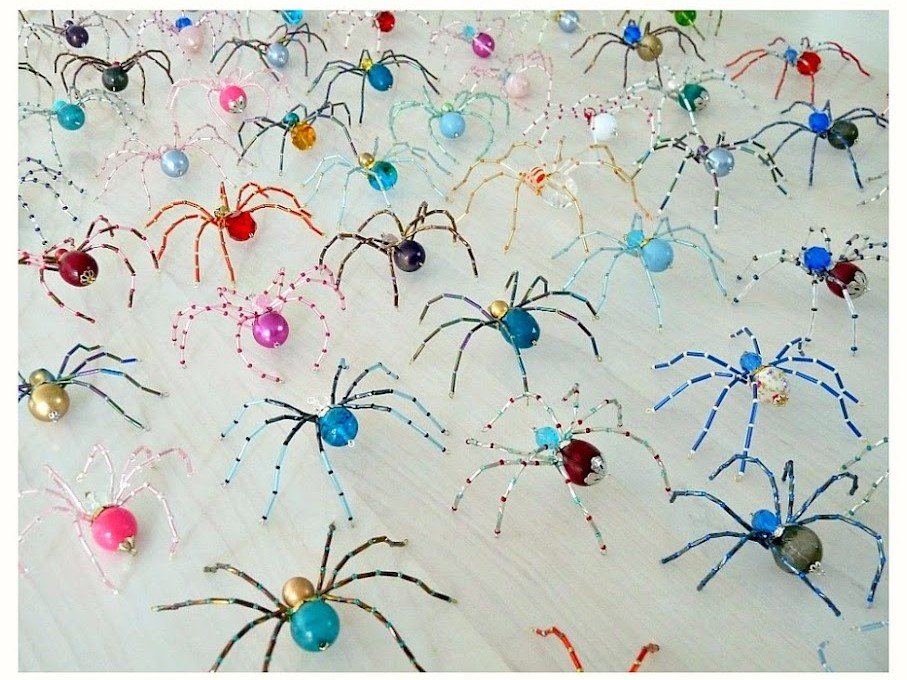 Beaded Spiders