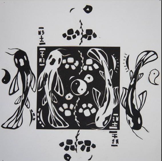 An image of a cut paper art piece by Donavan Guglielmana