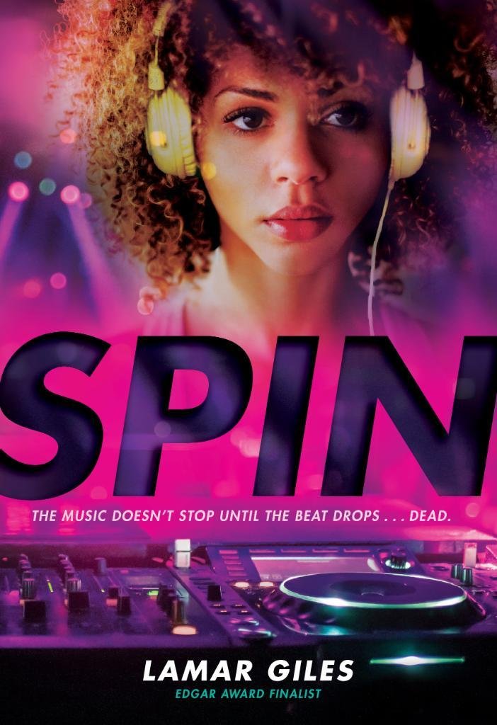 Cover of the book Spin featuring a young girl wearing headphones