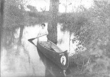 Belle Isle - Woman in Canoe
