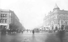 West down Main Street from Broadway