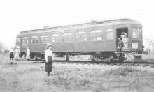 Interurban Car near Bethany Interurban Car near Bethany