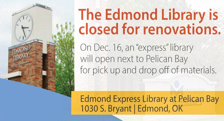 Edmond Library Closed