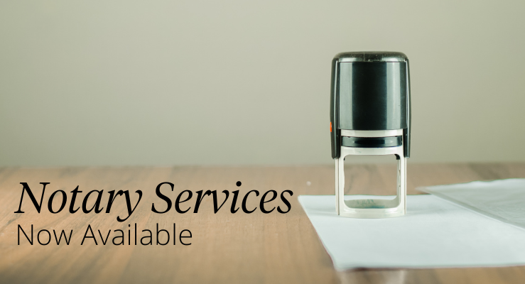 Notary Services now avialable