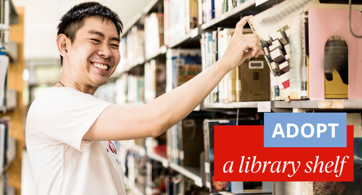 Adopt a library shelf volunteer opportunity